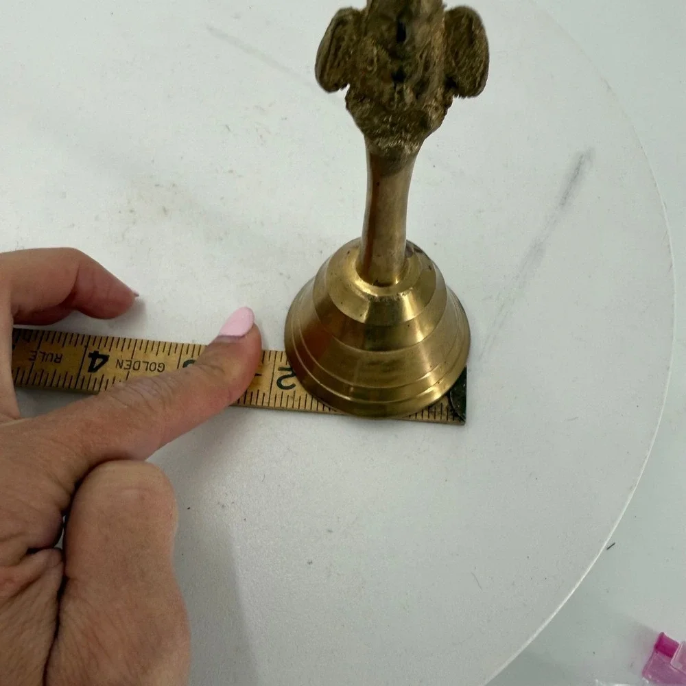 Vintage Brass Bell-England Find-Possibly a brass Garuda hand bell-Hindu